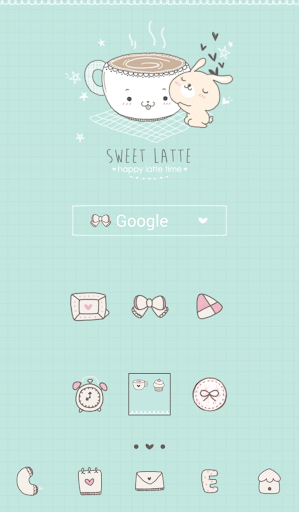 sweet latte dodol theme