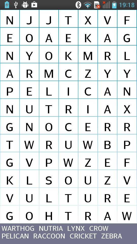 Word Search 2014 Screen 2