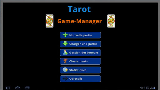 Tarot Game Manager