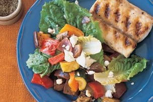 Roasted Summer Vegetables with Goat Cheese