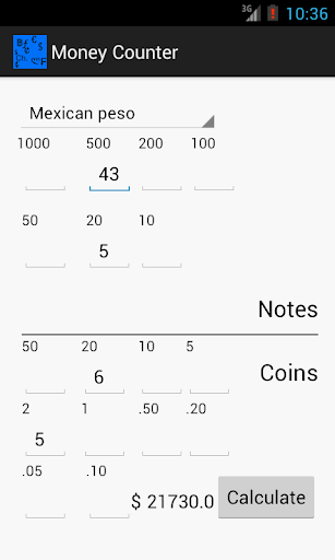 Money Counter