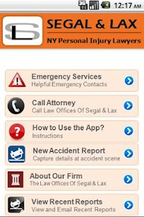 Accident App by Segal & Lax Screenshots 1