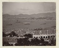 Gezicht op de haven van Hong Kong