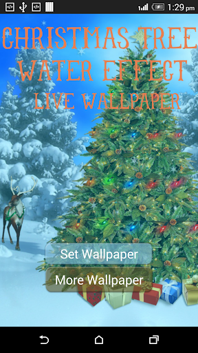 Christmas tree WaterEffect LWP