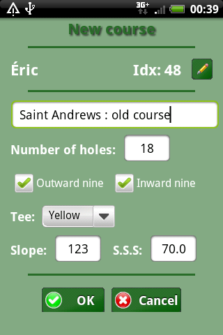 Golf ScoreCard Free