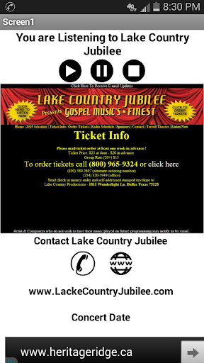 Lake Country Jubilee