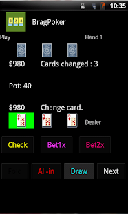 Brag Poker Screen 2