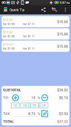 Quick Tip - Tip Calculator poster 6