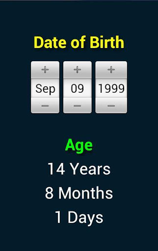 How old are you Age Calculator