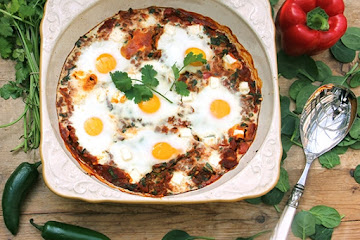 Shakshuka with Spinach and Feta