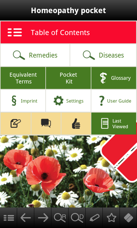 Homeopathy pocket Screen 1