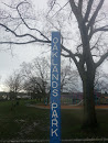 Oaklands Park Sign Post