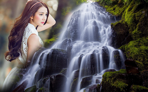 【免費攝影App】Waterfall Photo Frame-APP點子