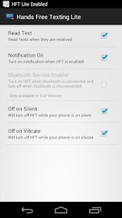 Lastest HFT Lite (Hands Free Texting) APK for Android