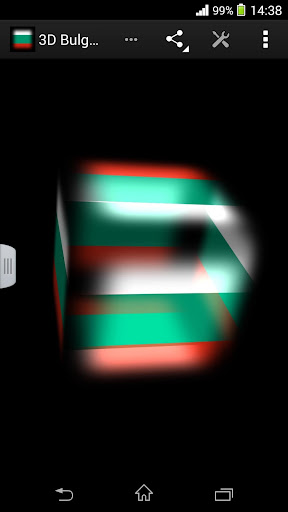 3D Bulgaria Cube Flag LWP