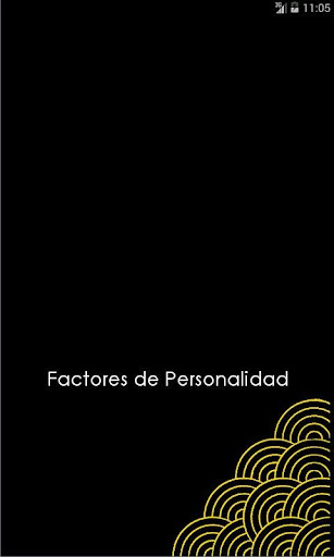 Factores de Personalidad