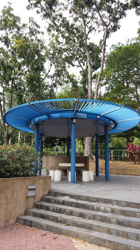Blue UFO Pavilion