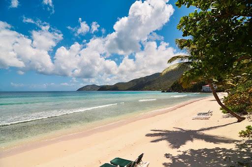 Tortola-Long-Bay - A stretch of beach at the uncrowded Long Bay Beach Club on Tortola, British Virgin Islands.