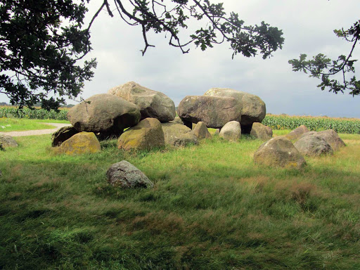 Prehistorics tombs (Dolmens) near Drenthe in the northern part of the Netherlands.