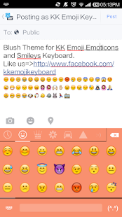 Blush Theme - Emoji Keyboard