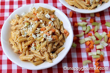 Buffalo Chicken Pasta Salad