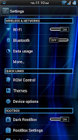 Laser Blue CM11/AOKP Theme APK Ekran Görüntüsü Küçük Resim #2