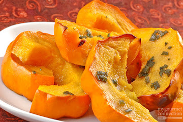 Golden Acorn Squash With Sage And Honey