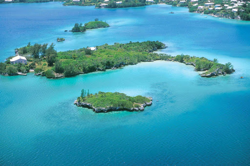 Trunk-Island-Bermuda - Trunk Island, Bermuda, named for its resemblance to an elephant trunk.