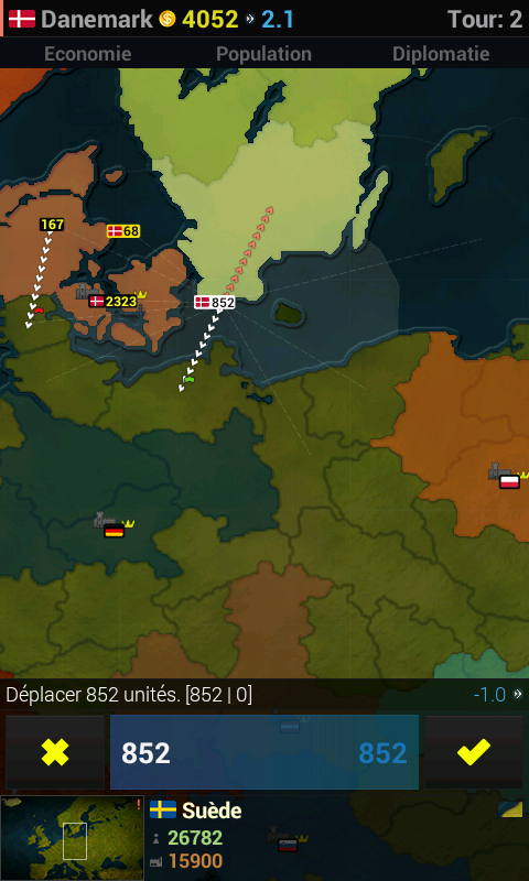 Android application Age of History Europe screenshort