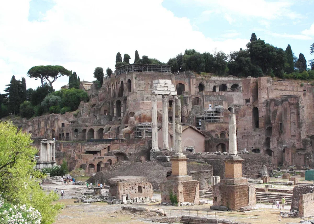 Palatine-Hill-Rome - A shot of Palatine Hill, or the Palatino, in Rome, between the Roman Forum and the Circo Massimo. 