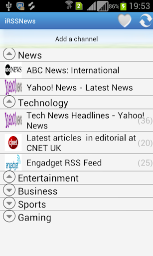 iRSSNews--RSS News Reader