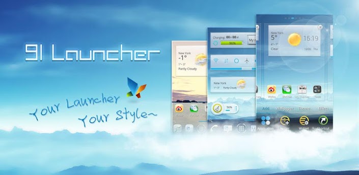 91 Launcher - прекрасный хоумскрин для вашего Android девайса