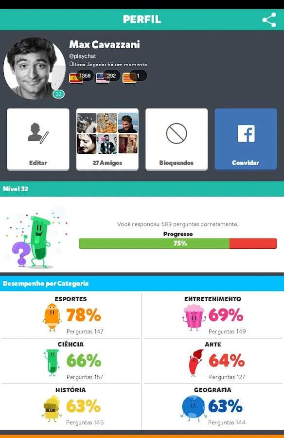 Perguntados - screenshot