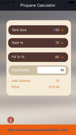 Propane Calculator