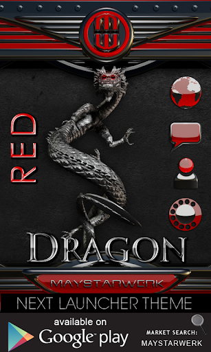 免費下載個人化APP|Dragon Clock Widget red app開箱文|APP開箱王