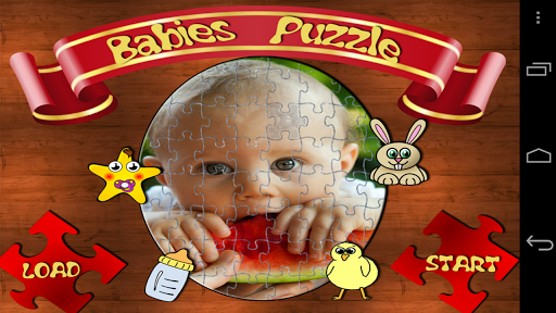 Babies Tile Puzzle Wallpaper