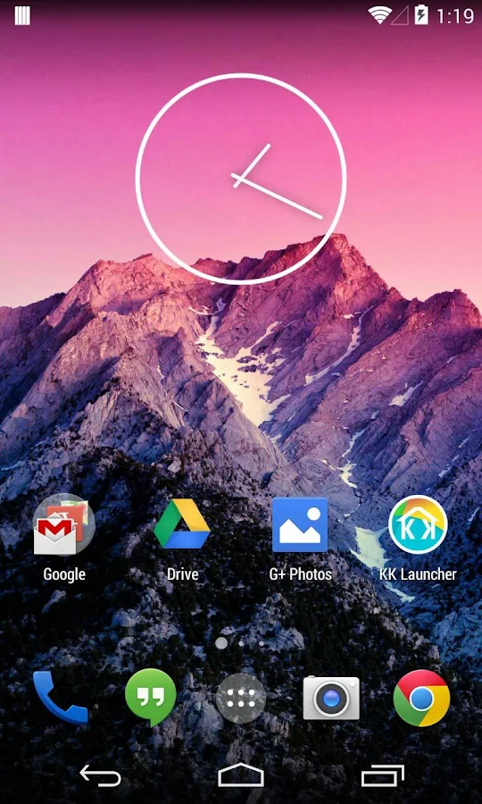 KK Launcher (Lançador KitKat) - Screenshot