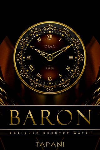 Baron Luxury Clock Widget