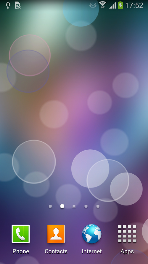 Android application 3D Bokeh Live Wallpaper screenshort