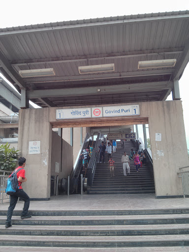 Govind Puri Metro Station Gate Number 1
