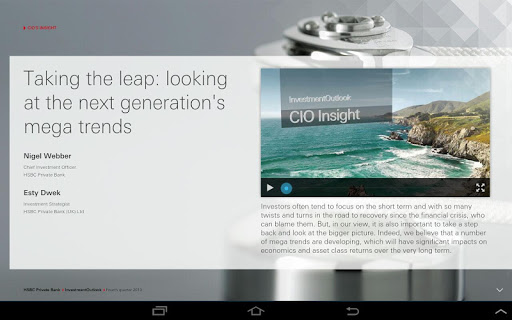 【免費財經App】HSBC Investment Outlook-APP點子