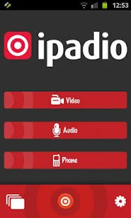 "ipadio App for Android" icon