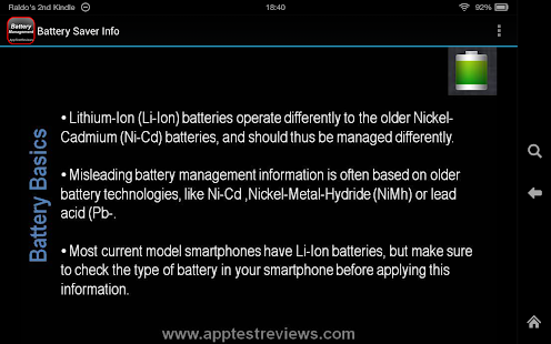 Battery Saver Info Screenshots 1