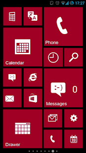 Download Red Tiles Theme APK for Android