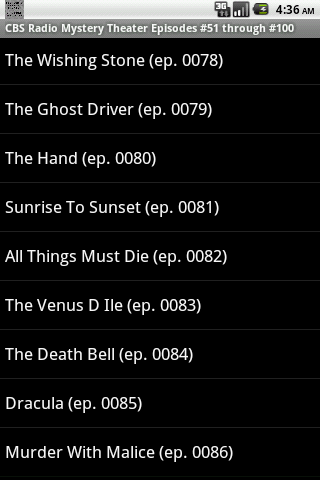 【免費音樂App】CBS Radio Mystery Theater V.02-APP點子