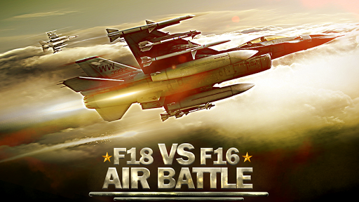 F18 VS F16空战3D
