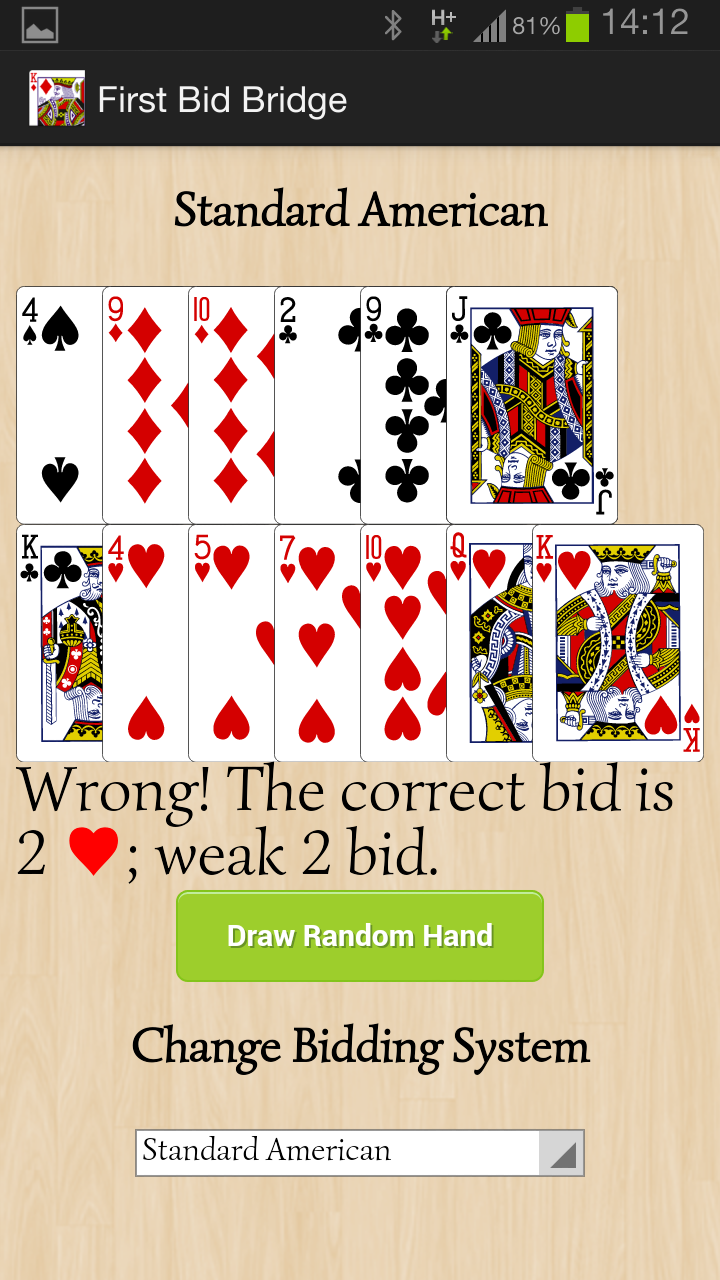 First Bid Bridge Screen 3