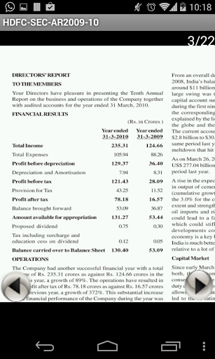 HDFC Securities Ltd AR 2009-10