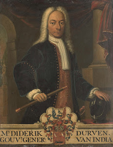 RIJKS: Hendrik van den Bosch: Portrait of Diederik van Durven, Governor-General of the Dutch East Indies 1736