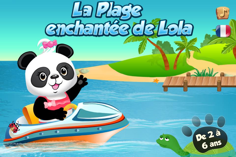 Android application Lola's Beach Puzzle screenshort